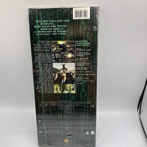 Matrix Reloaded (DVD, 2003) Full Screen, Long Box Edition New Sealed - Picture 4 of 11